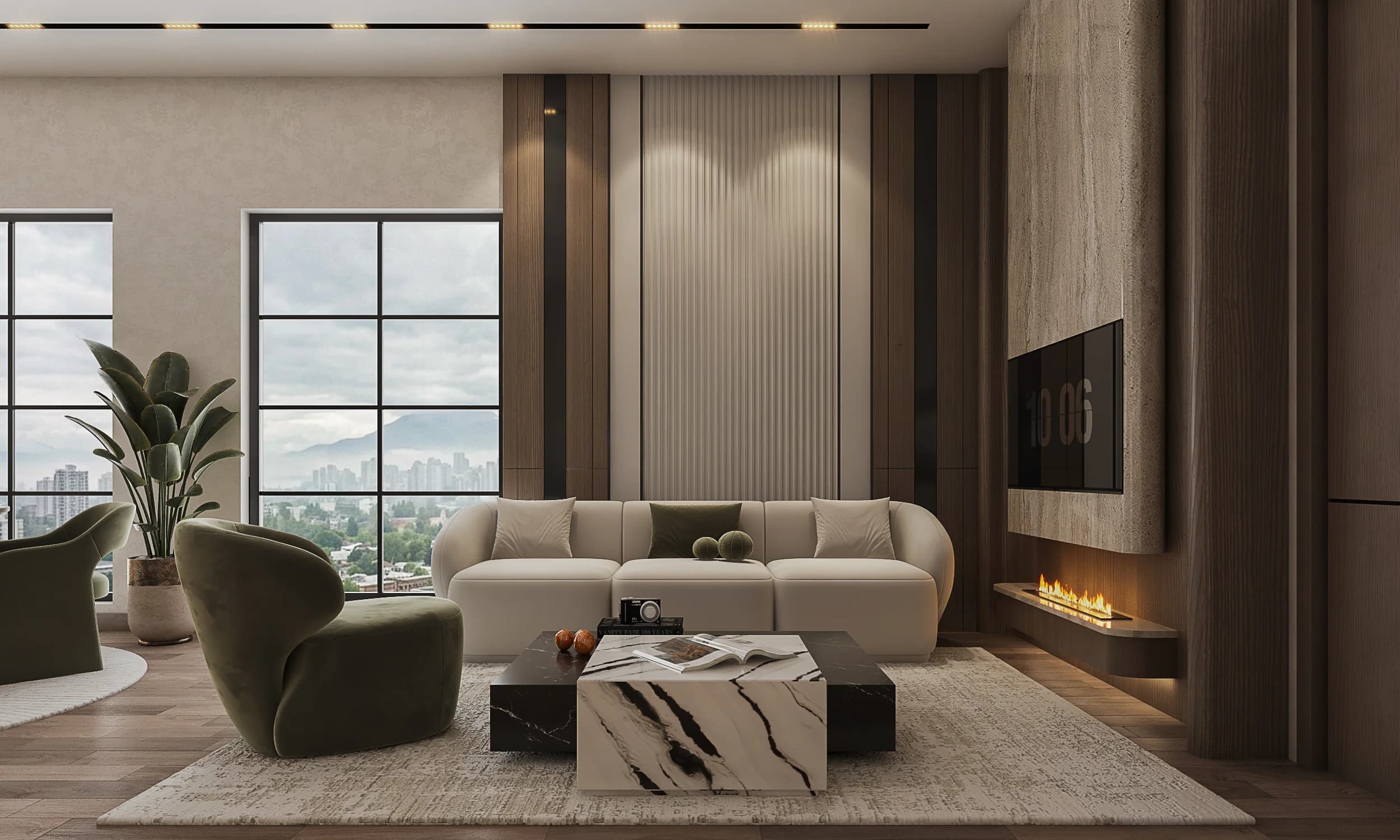 Executive Living Room — View 1